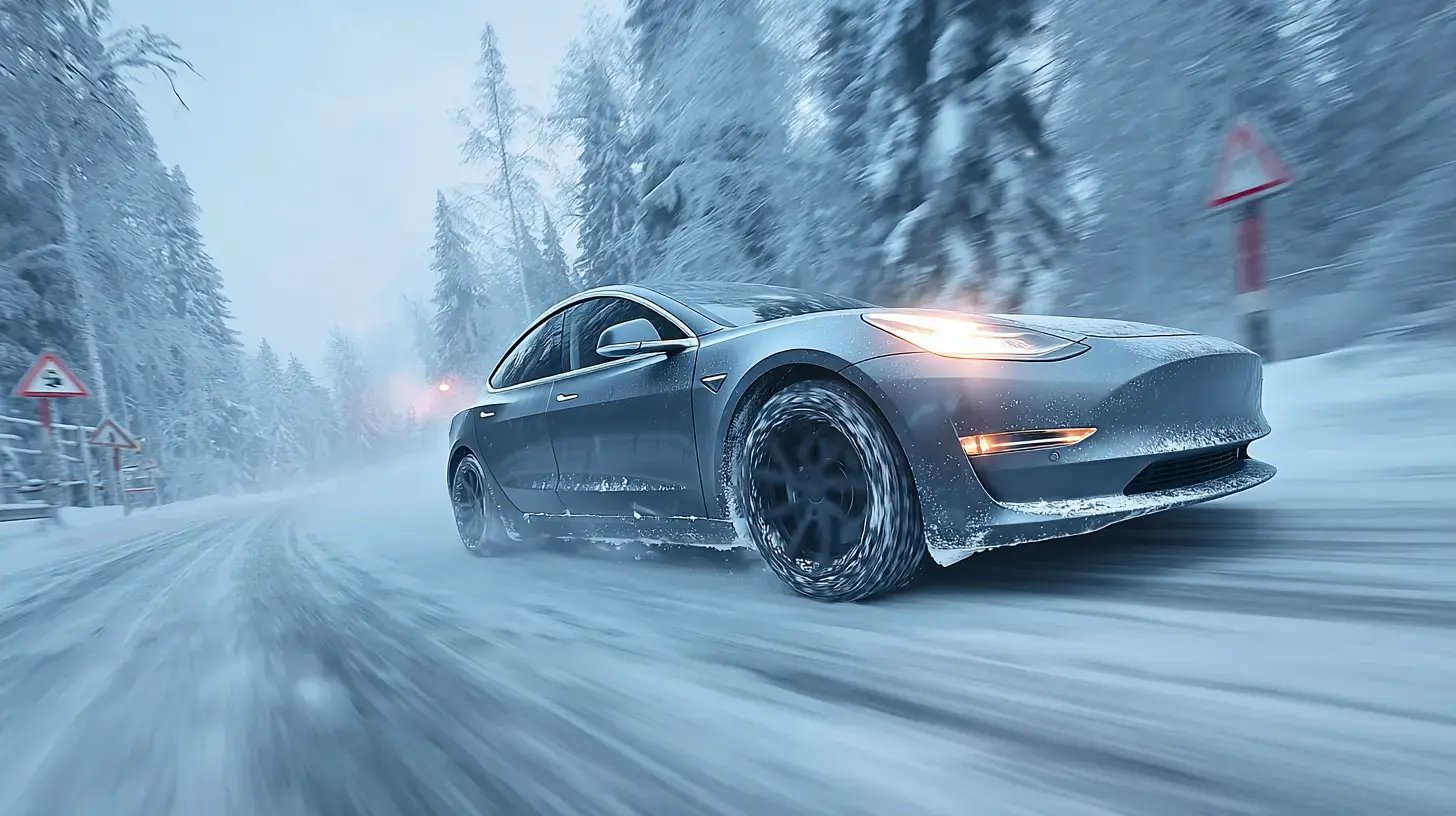 E-Auto im Winter - Sicher durch Schnee und Eis fahren