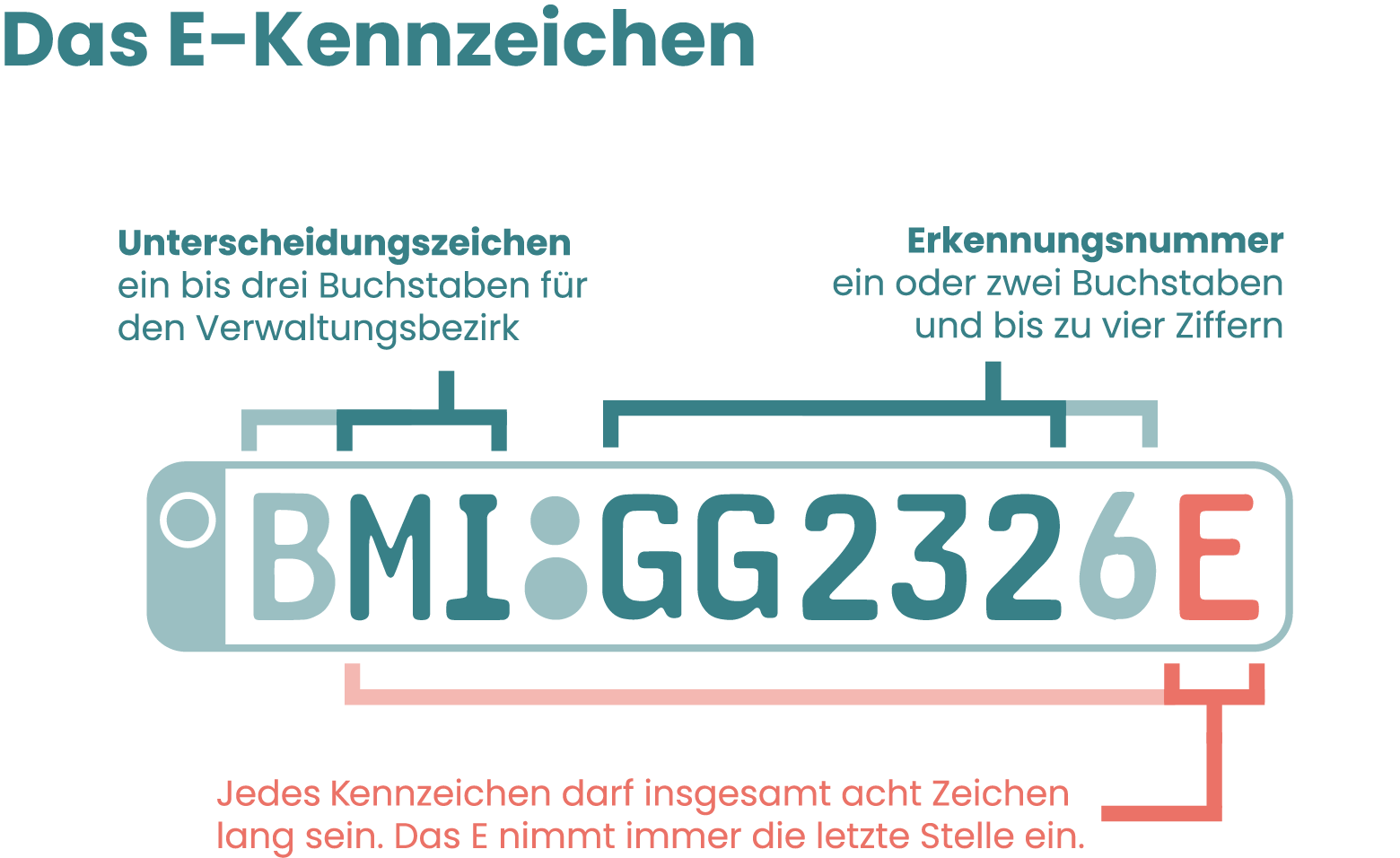 E Autos Kennzeichen
