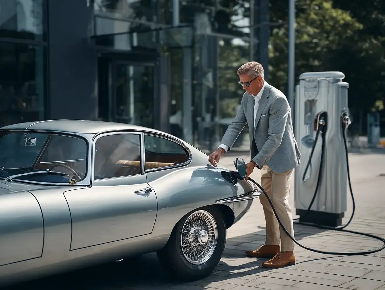 Jaguar E-Type Elektro - Ein Klassiker wird zum E-Auto