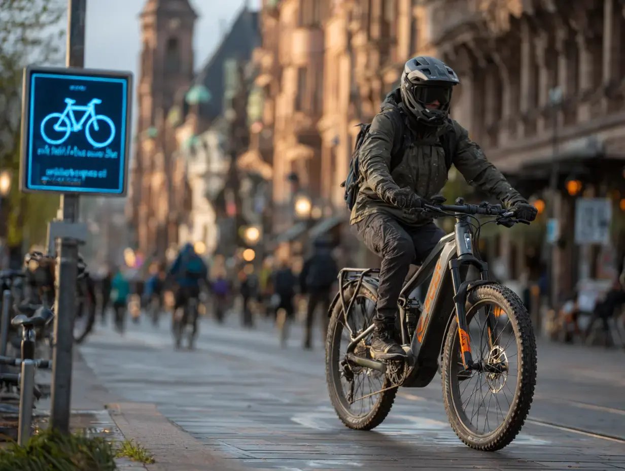 S-Pedelec Radweg Regeln - Innenstadt