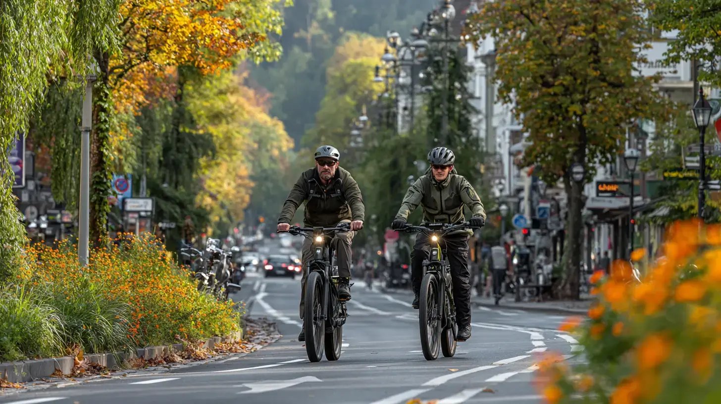 S-Pedelec vs Pedelec - E-Bike Fahrer auf der Straße