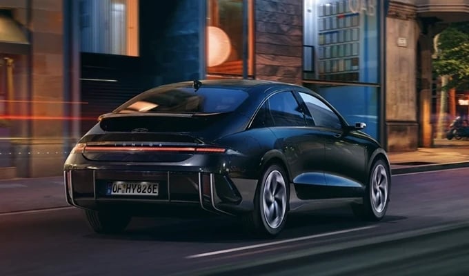 E-Auto mit großer Reichweite: Hyundai Ioniq 6 im Stadtverkehr