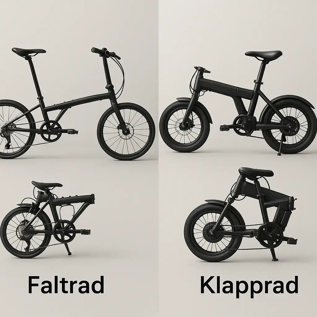 Faltrad vs. E-Klapprad: Der ultimative Unterschiede-Guide