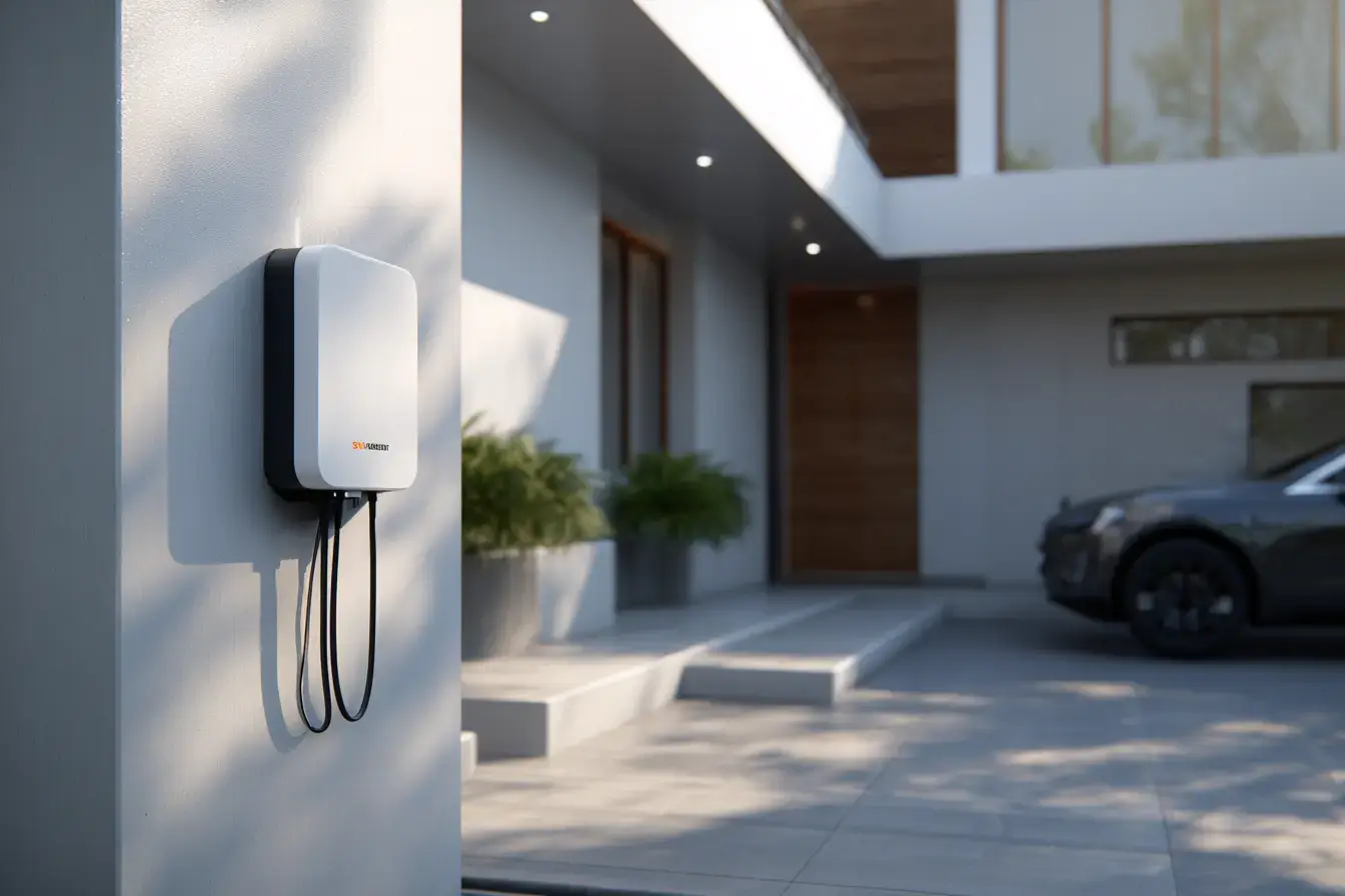 Sungrow Wallbox: Premium Ladelösungen für Ihr Zuhause ; KI-generiertes Bild